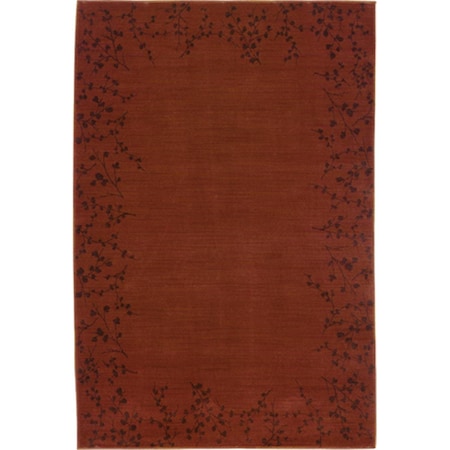 Sphinx By Oriental Weavers Oriental Weavers Allure 004C1 10x13 Rectangle - Red/ Brown-Nylon AL04C10